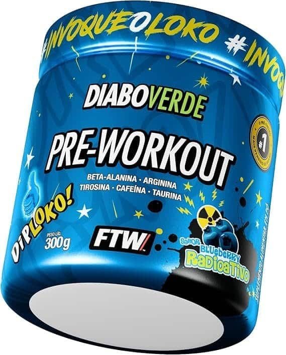FTW-Pre-Treino-Diabo-Verde-Diploko-em-Po-com-Cafeina-Aminoacidos-Beta‑Alanina-e-Arginina-para-Treinos-e-Atividades-Fisicas-Pote-300-g-Blueberry-Radioativo.jpg FTW Pré-Treino Diabo Verde Diploko em Pó com Cafeína, Aminoácidos Beta‑Alanina e Arginina para Treinos e Atividades Físicas - Pote 300 g (Blueberry Radioativo) - Imagem 1